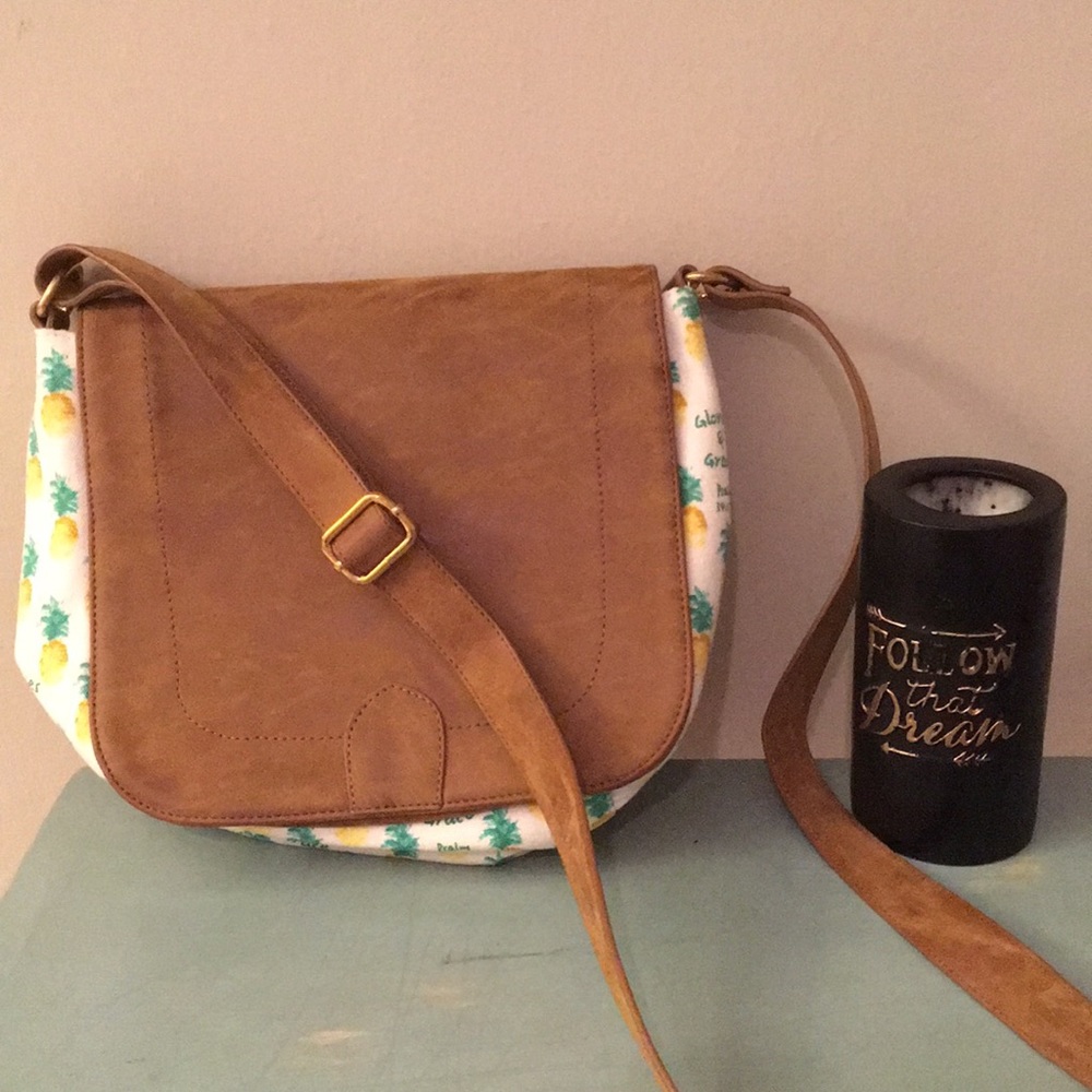 Pineapple crossbody purse